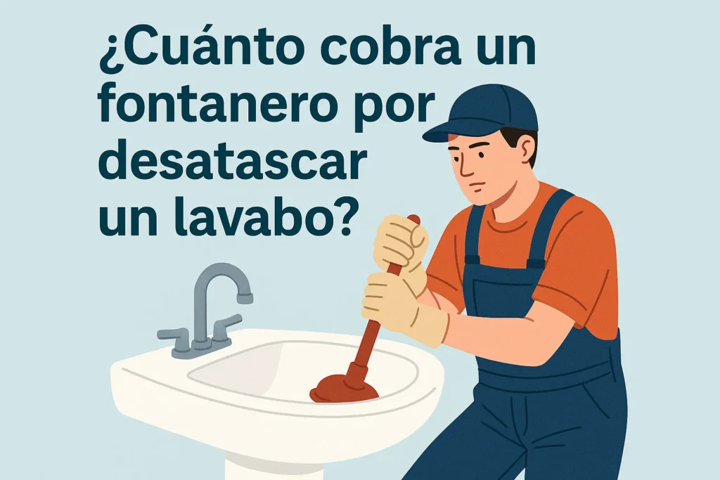 ¿Cuánto cobra un fontanero por desatascar un lavabo?