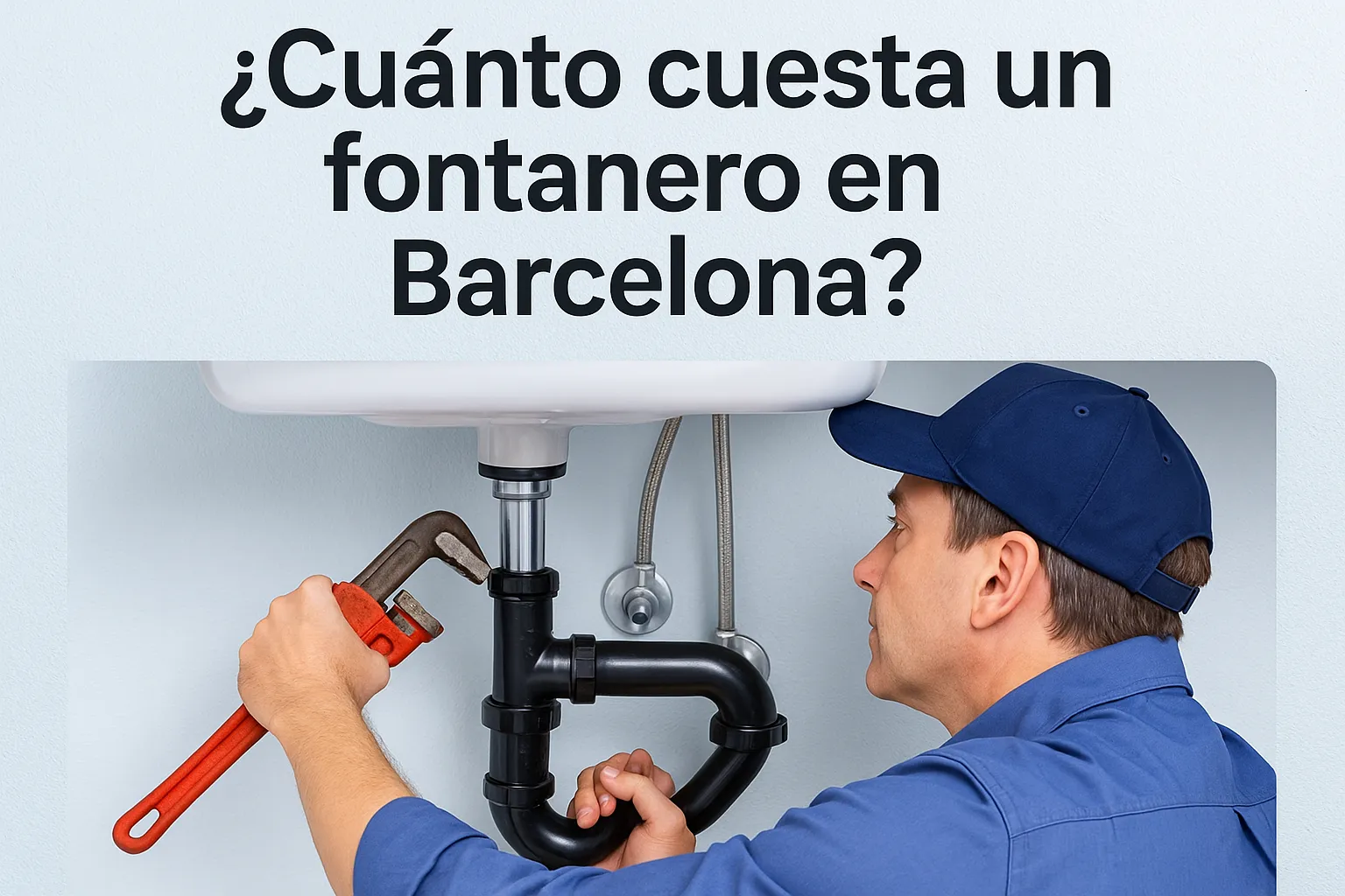 ¿Cuánto cuesta un fontanero en Barcelona?